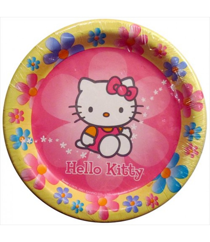 Hello Kitty 'Pastel' Large Paper Plates (8ct)
